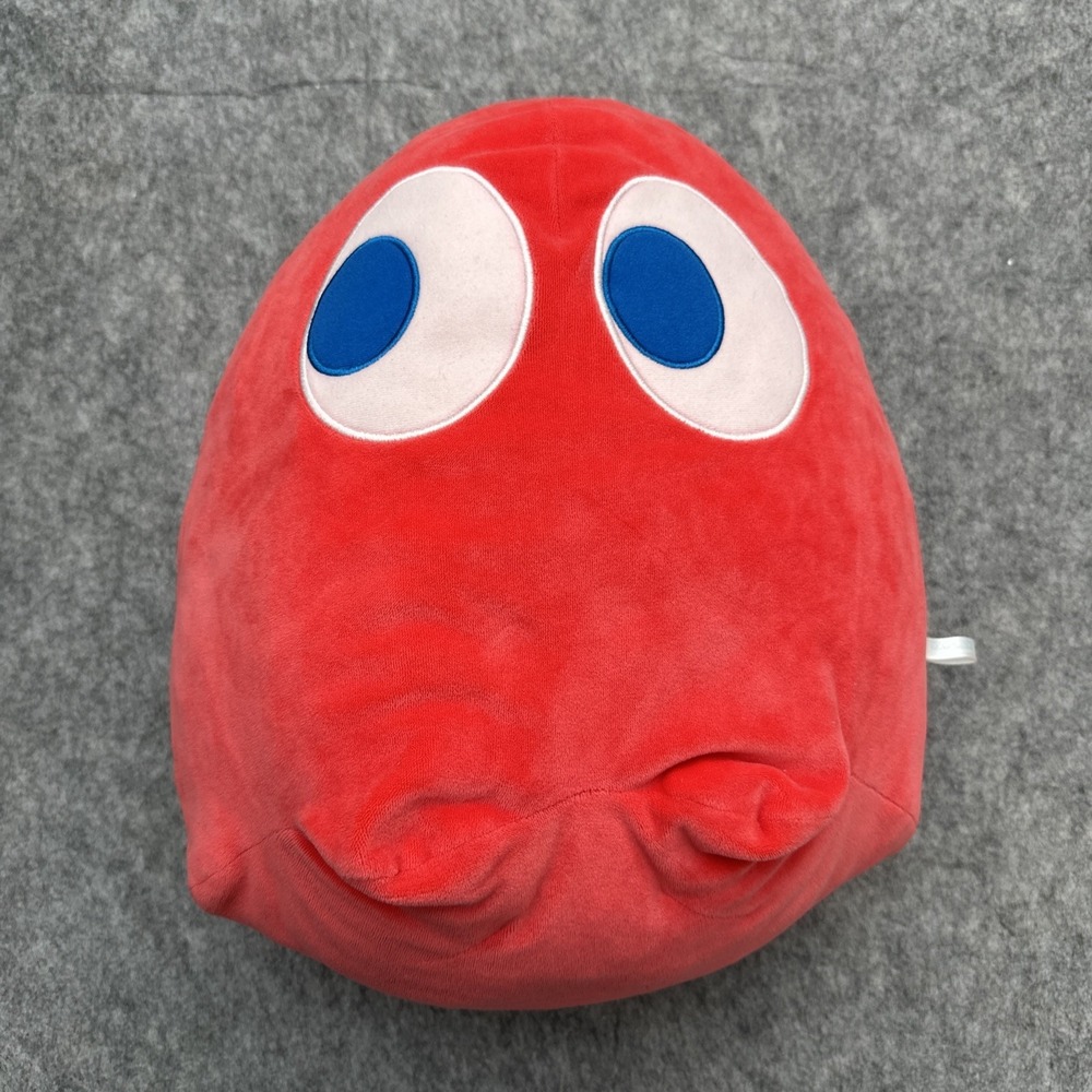 Pac-Man Blinky Red Ghost Plush 11 inch